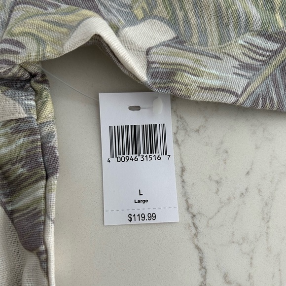 Disneyland Disney Spirit Jersey Mens Large Floral Long Sleeve Button Front Shirt - Picture 8 of 11